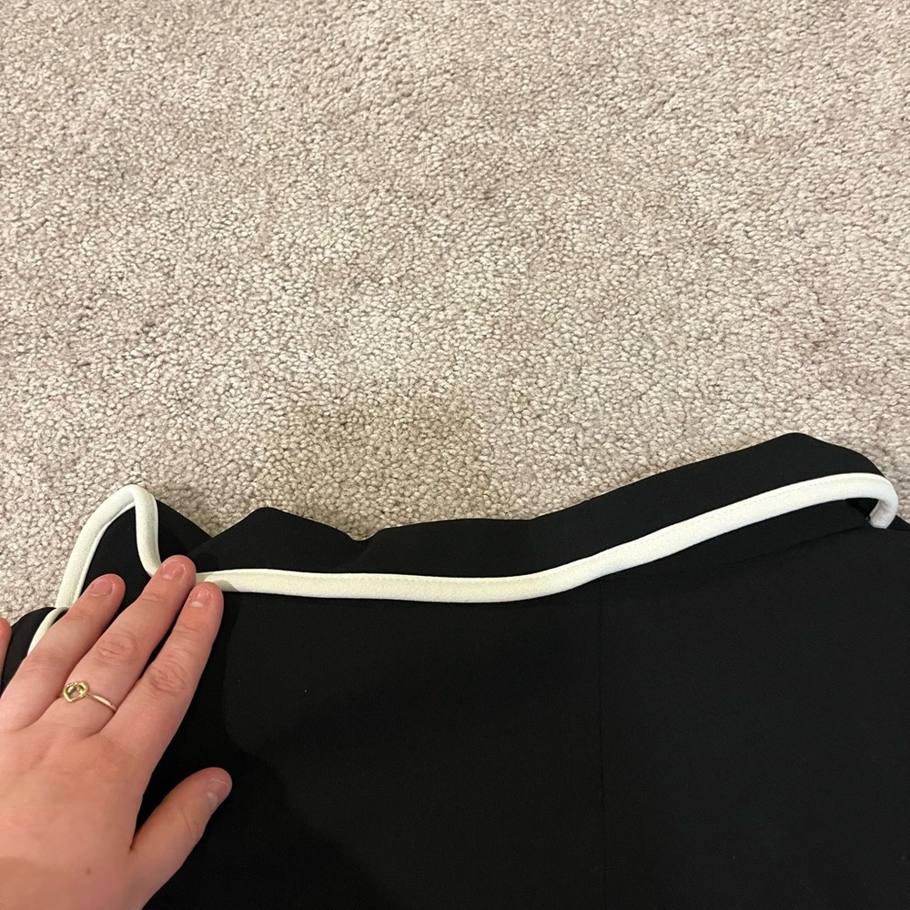 Calvin Klein Blazer Jacket with Zipper Accents - Picture 12 of 13